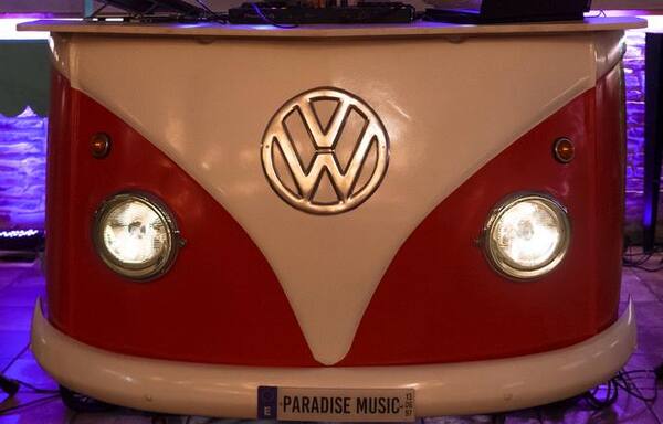 Cabina Volkswagen en una boda